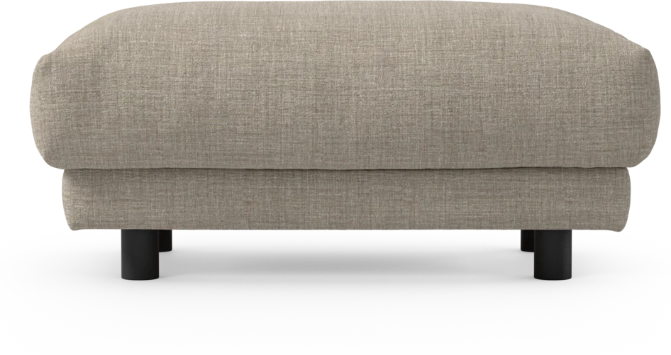 Cherrie - Fotpall 110, fast klädsel - Beige