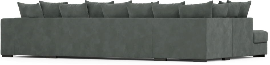 Town - 3-sits soffa med divan vänster och schäslong höger - Grå