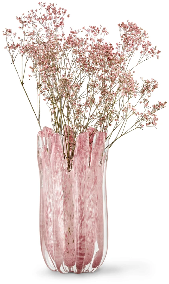 Krona - Vas, H 23 Ø 12 cm - Rosa