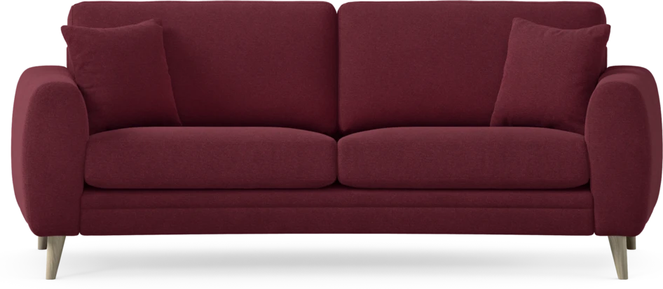 Eden - 2,5-sits soffa svängd - Röd