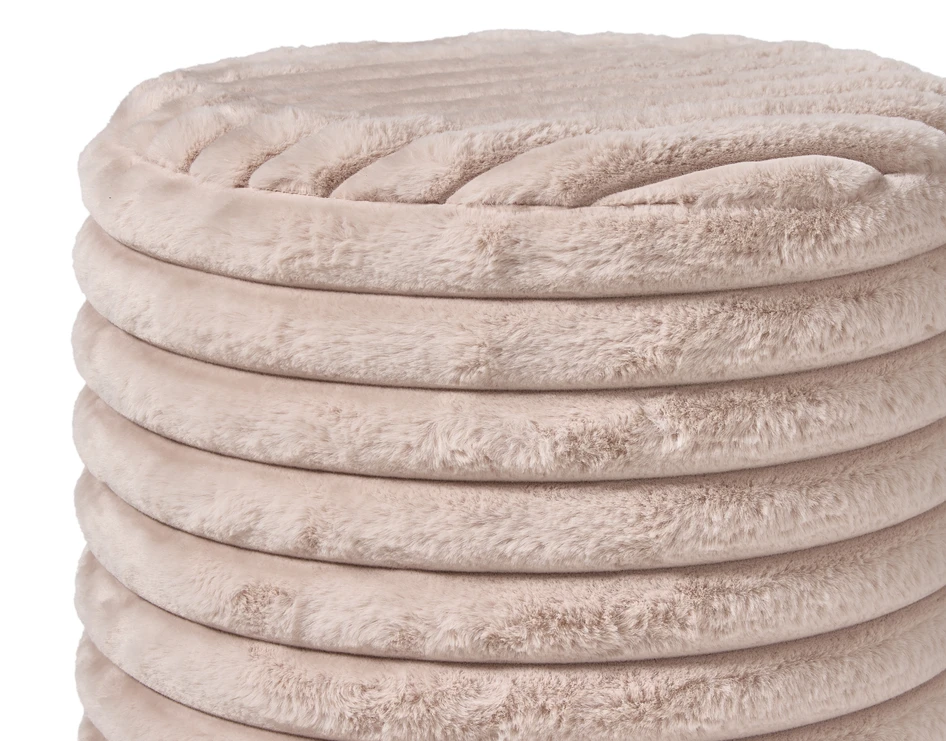 Furly - Puff, Ø 38 cm - Rosa