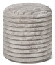 Furly - Puff, Ø 38 cm - Grå