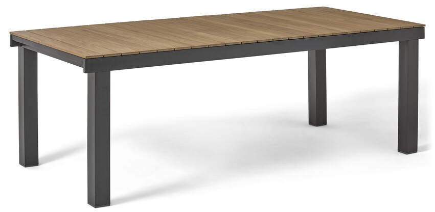 Modena - Utebord, L 220-319 cm - Svart