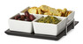 Fiesta - Serveringsset, 21x20x6 cm - Vit