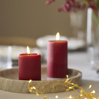 Stråla - LED-ljus, H 10 Ø 7,5 cm, timer - inspiration