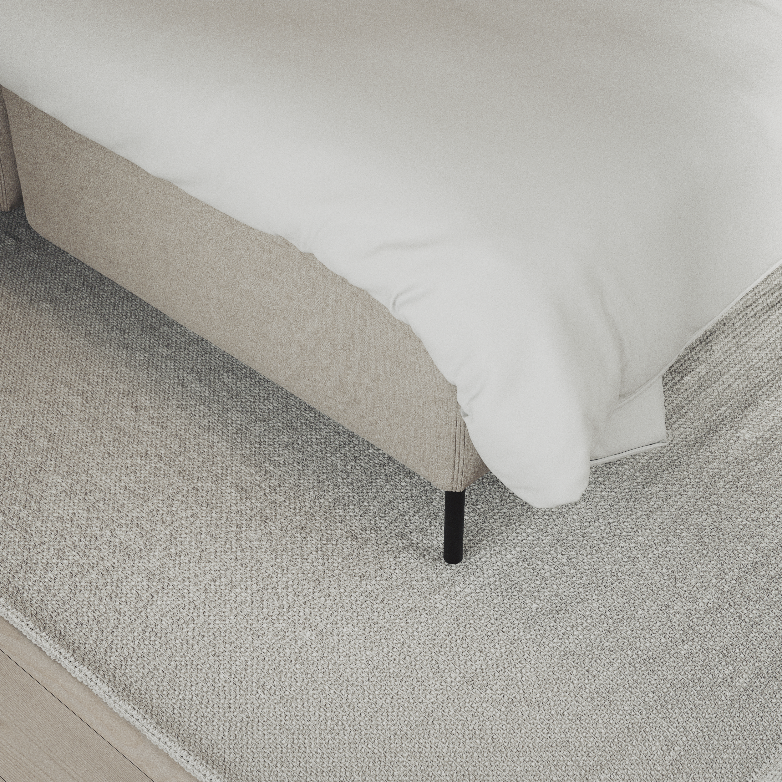 Delux Exclusive - Kontinentalsäng, enkelsäng 120 cm med bäddmadrass och sängben - inspiration