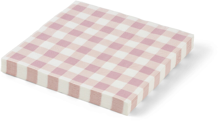Ruth - Servett, 33x33 cm, 20-pack - Rosa