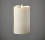 Skimra - LED-ljus, H 12 Ø 7,5 cm, timer - Vit