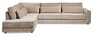 Hudson - 3-sits soffa med divan vänster - Beige