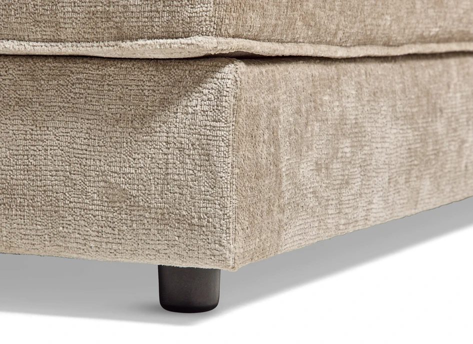 Hudson - 3-sits soffa med divan vänster - Beige
