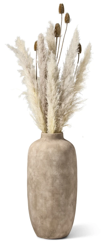 Heros - Urna/vas, H 73 Ø 35 cm - Beige