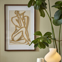 Lady 3D - Tavla, 60x40 cm - inspiration