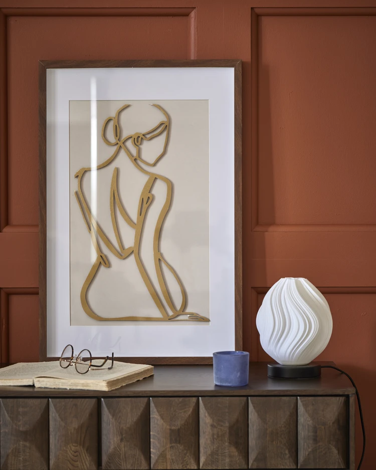 Lady II 3D - Tavla, 40x60 cm - inspiration