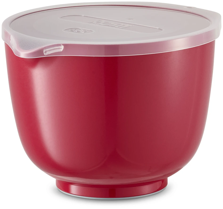Margrethe - Skål med lock, 2-pack - Röd