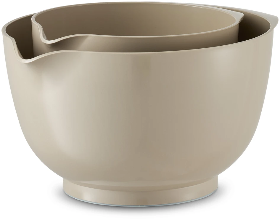 Margrethe - Skål med lock, 2-pack - Beige
