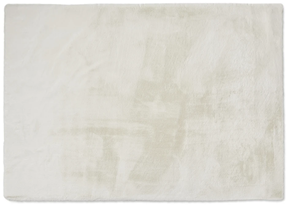 Minou - Konstpälsmatta, 160x230 cm - Vit
