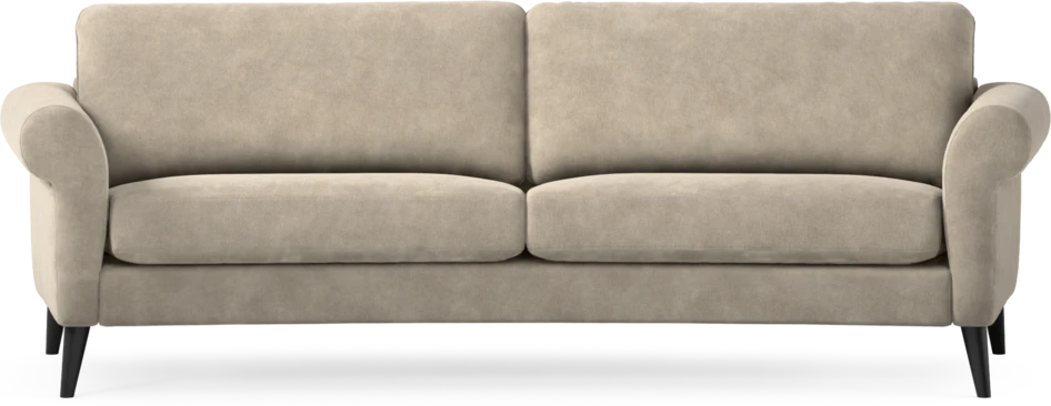 Bridge - 3-sits soffa svängd - Beige