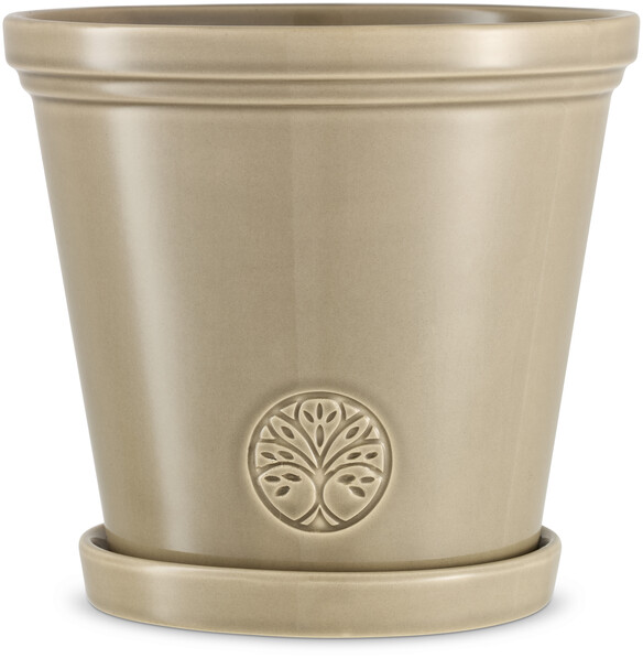 Saltsjö - Kruka, H 19 Ø 20,5 cm - Beige