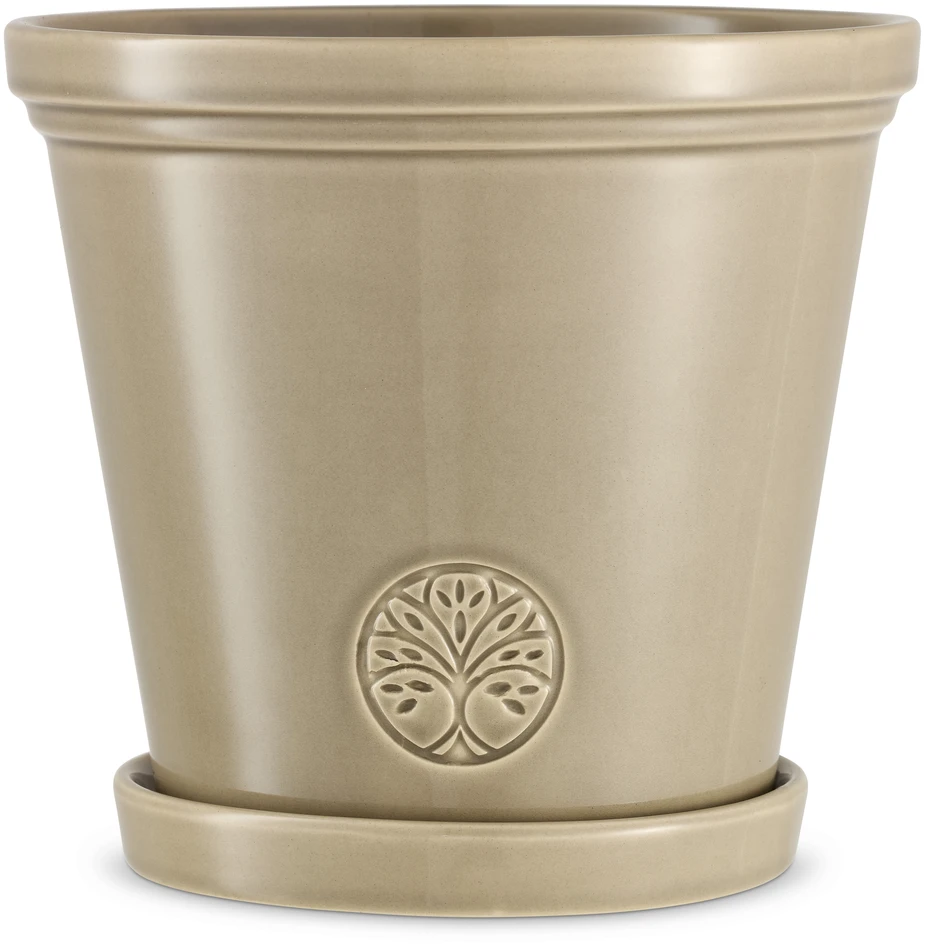Saltsjö - Kruka, H 19 Ø 20,5 cm - Beige