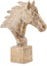 Häst - Prydnadsföremål, 28,5x8,7x31,8 cm - Brun