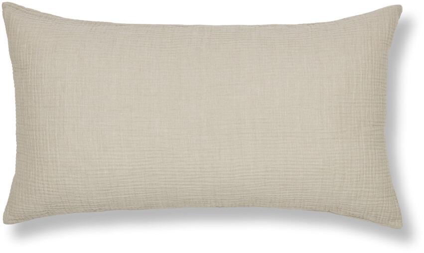 Adelia - Örngott i muslin, 50x90 cm - Beige