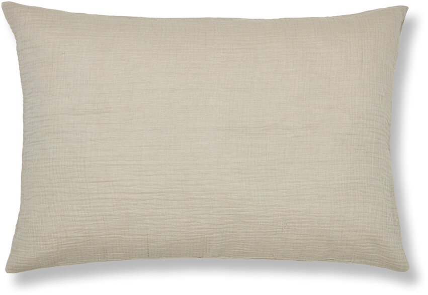 Adelia - Örngott i muslin, 70x100 cm - Beige