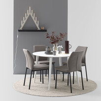 Plaine - Matgrupp med 4 stolar Delta - inspiration