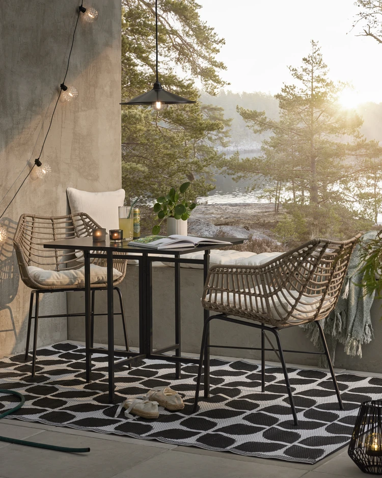 Fårö - Plastmatta, utomhus, B120 L180 cm - inspiration