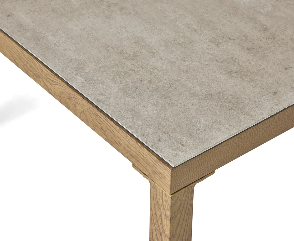 Maxime - Utesoffa med bord L 90 cm - Brun