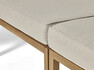 Maxime - Utesoffa med bord L 90 cm - Brun