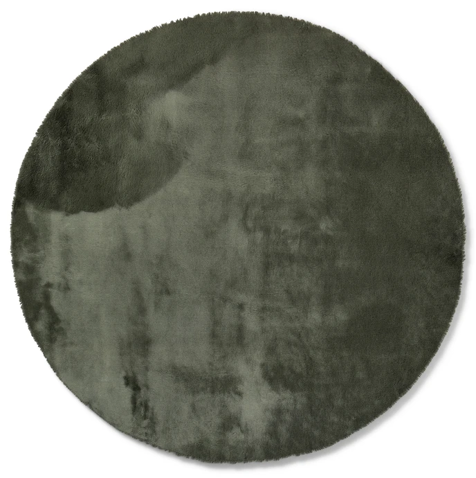 Minou, Konstpälsmatta, Ø120 cm