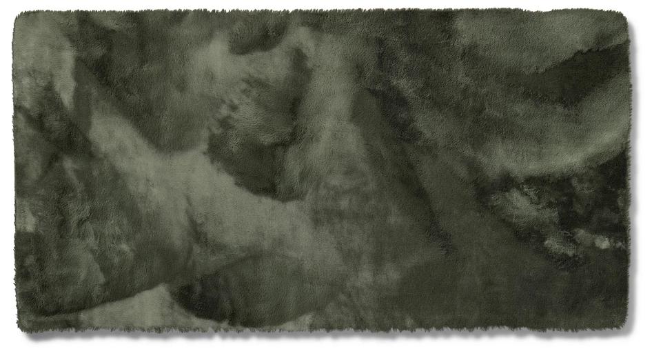Minou - Konstpälsmatta, 60x120 cm - Grön