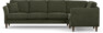 Eden - Hörnsoffa 3+1 - Grön