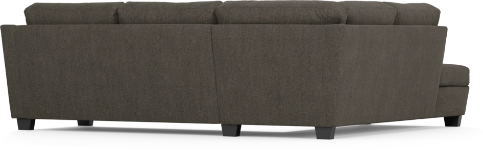 Friday - 2,5-sits soffa med divan vänster - Brun