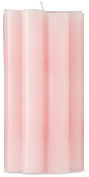Fyrklöver - Dekorationsljus, H 13,7 Ø 7,3 cm - Rosa