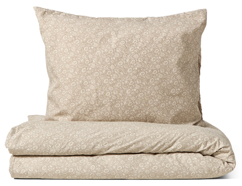 Blossom - Påslakanset i microfiber - Beige