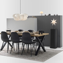 Veneto - Matgrupp med 6 stolar Tracy - inspiration