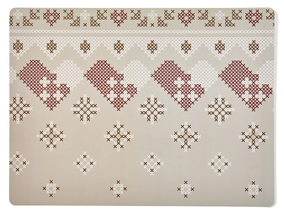 Stina - Tablett i plast, 30x40 cm - Beige