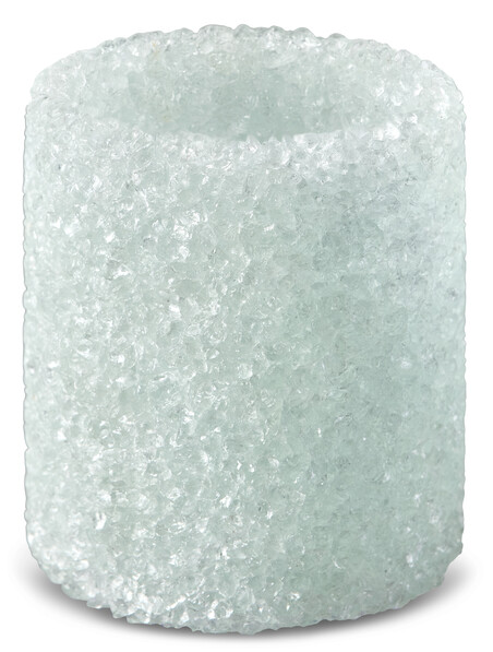 Fizz - Ljuslykta, H 9,5 Ø 8 cm - Vit