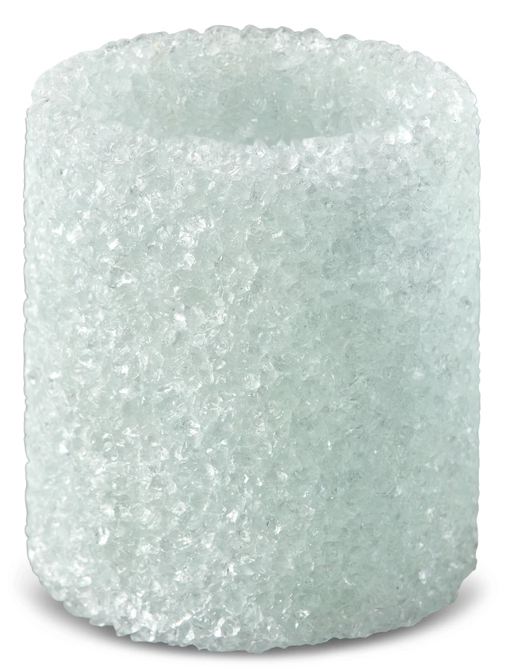 Fizz - Ljuslykta, H 9,5 Ø 8 cm - Vit