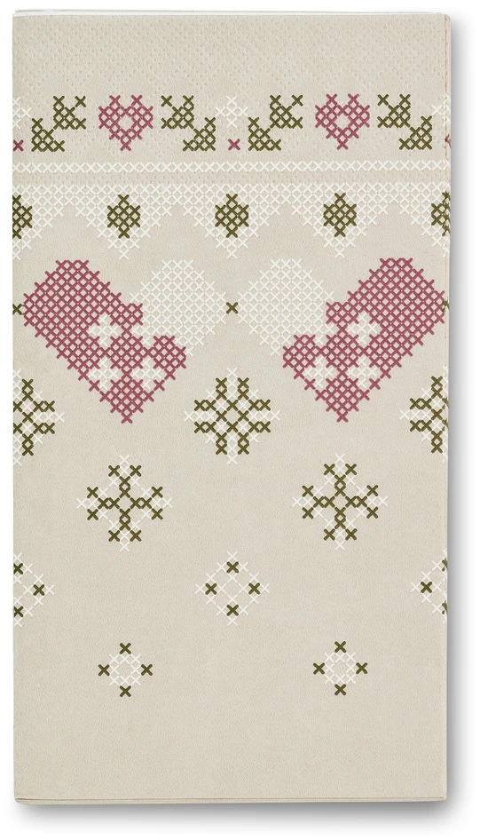 Stina - Servett, 33x40 cm, 20-pack - Beige