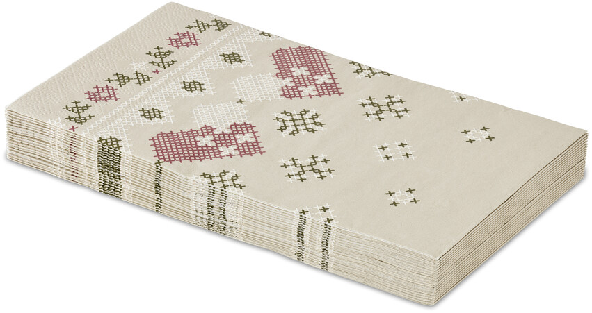Stina - Servett, 33x40 cm, 20-pack - Beige