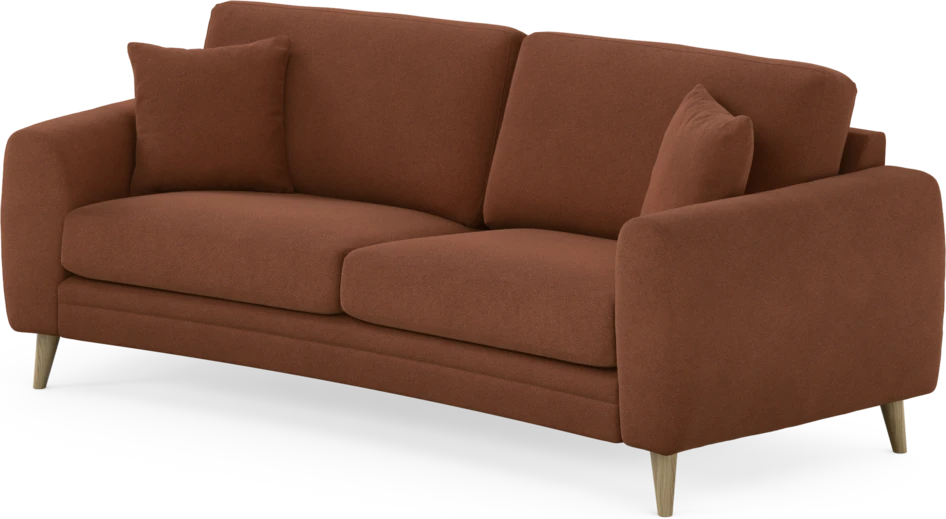 Eden - 2,5-sits soffa svängd - Orange
