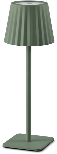 Freja - Portabel bordslampa, H32,5 Ø10,6 cm - Grön