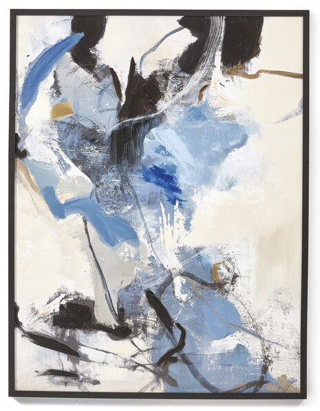 Blue Vibes - Tavla, 90x120 cm - Blå