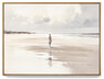 Beach - Tavla, 80x60 cm - Beige
