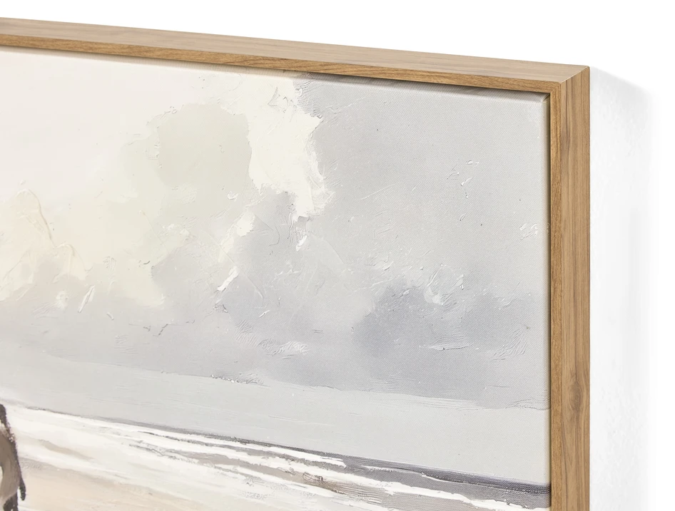 Beach - Tavla, 80x60 cm - Beige