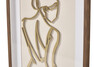 Lady II 3D - Tavla, 60x40 cm - Brun