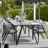 Plaza - Utegrupp med bord och 6 karmstolar - inspiration