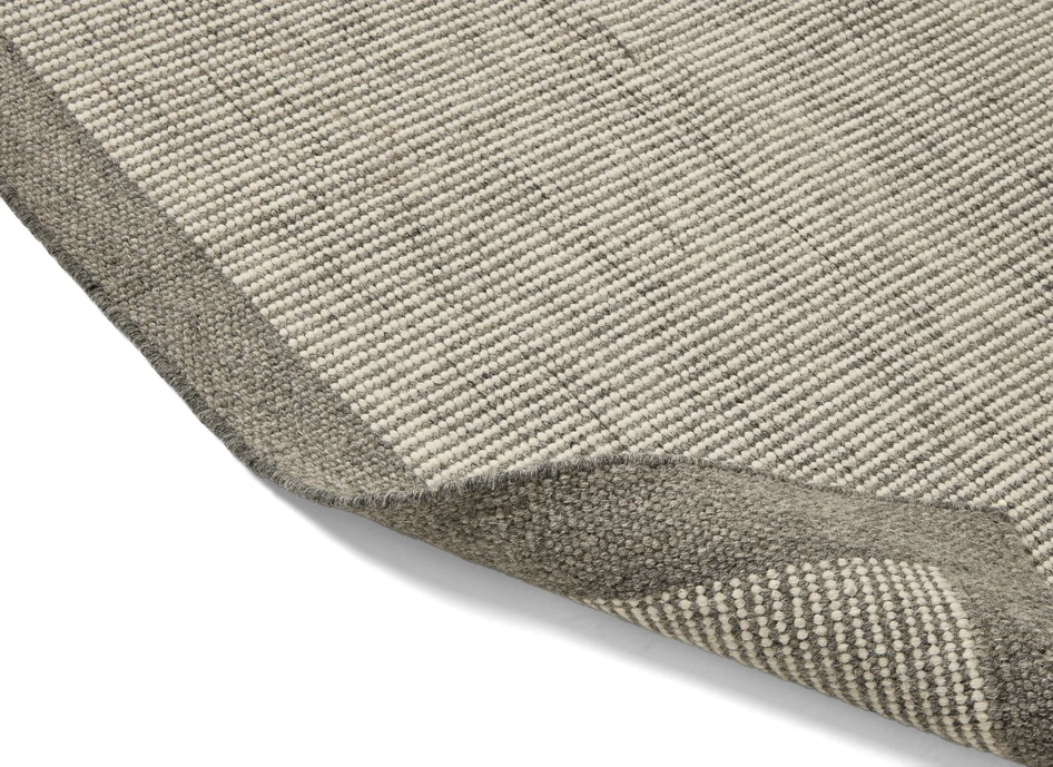 Varenna - Ullmatta, flatvävd 170x240 cm - Grå